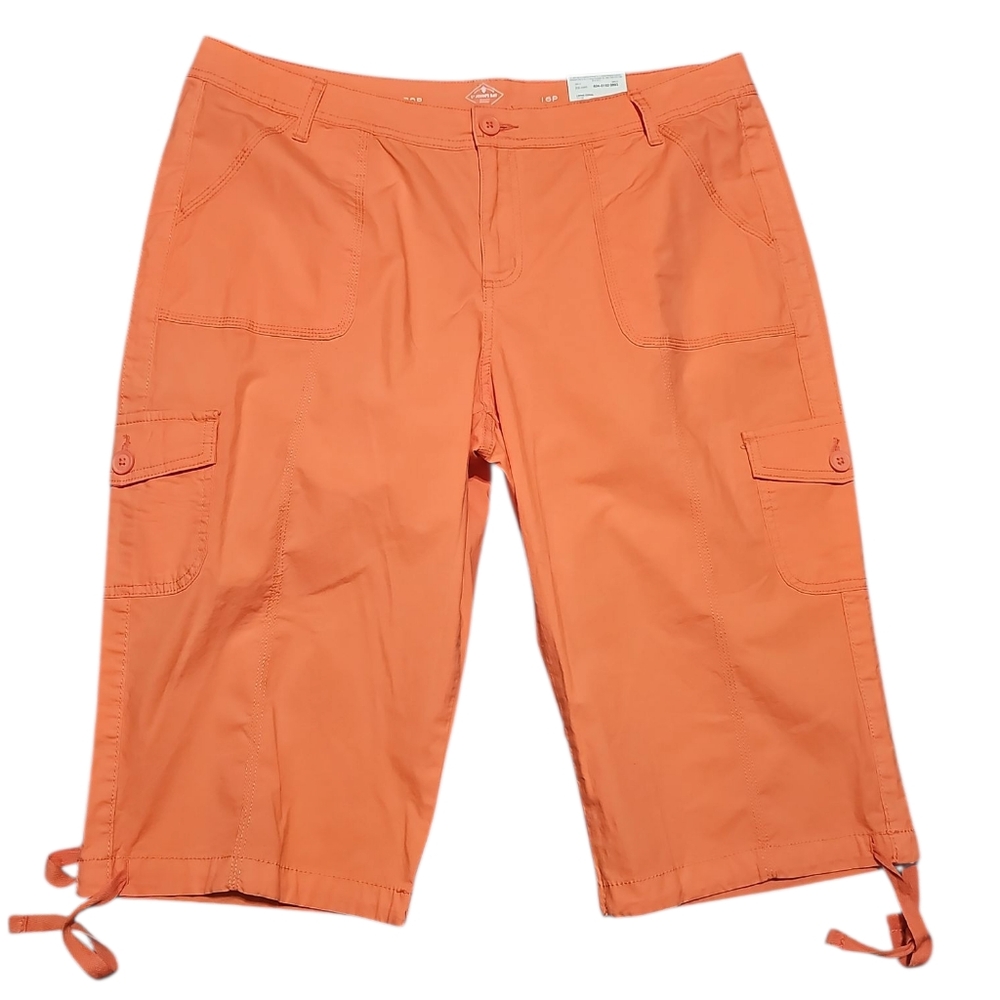 S:16p St John's Bay Crop Petite Pants